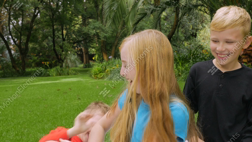 A Younger Brother And Older Sister Wrestle Playfully And Stock Video Footage A Younger Brother And Older Sister Wrestle Playfully And Stock Video Footage