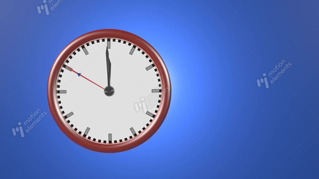 Clock Ticking Stock Animation 4073497