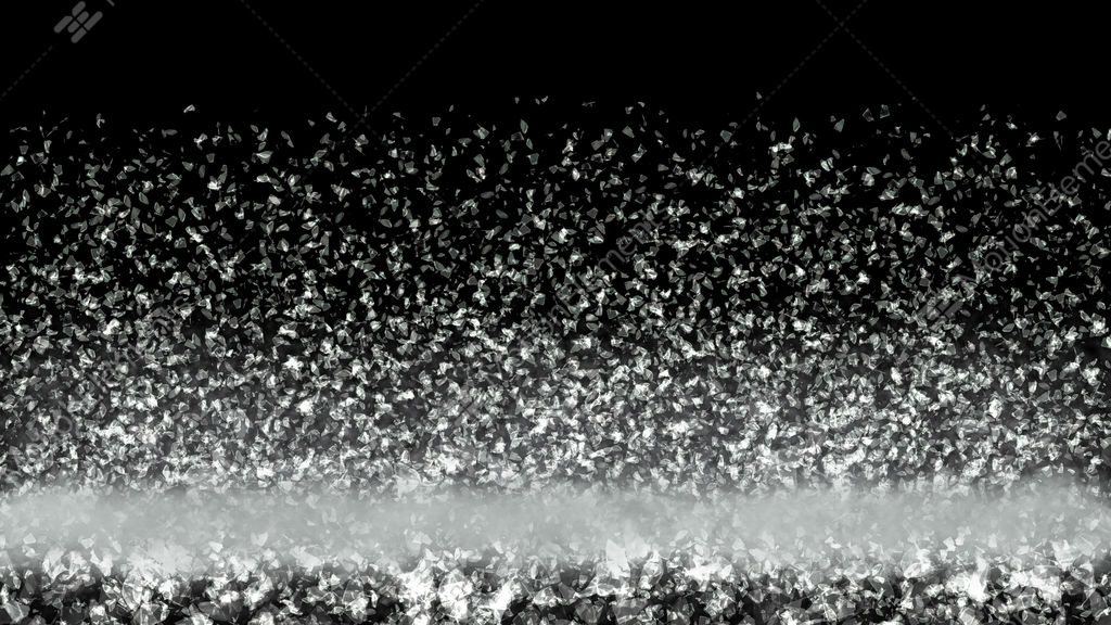 4k Broken Glass Crystal Crystals,debris Explosion Ice Water Particles