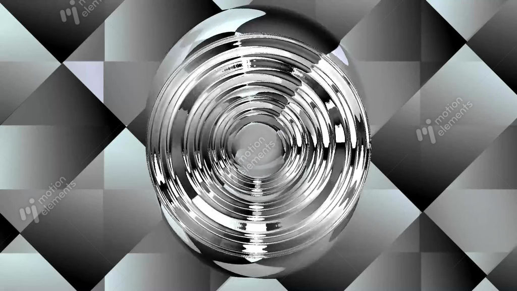 video background with chrome reflections on techno patterned area chrome reflection