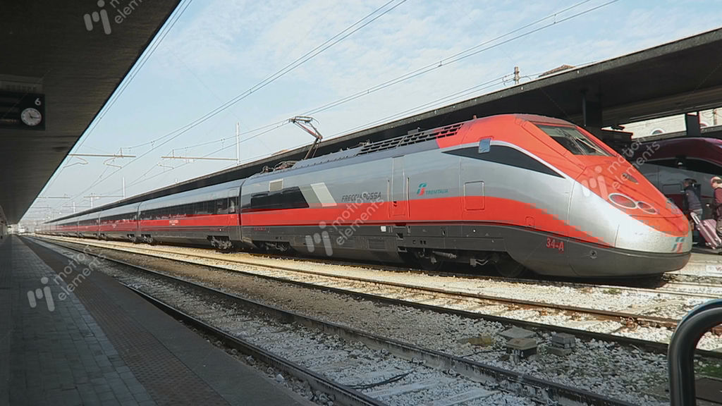 Venice, Italy Trenitalia High Speed Train Frecciarossa Stock video footage 10324786 Venice, Italy Trenitalia High Speed Train Frecciarossa Stock video footage 10324786