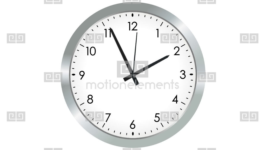 Analogue Clock With Fast Moving Hands 애니메이션 10362157