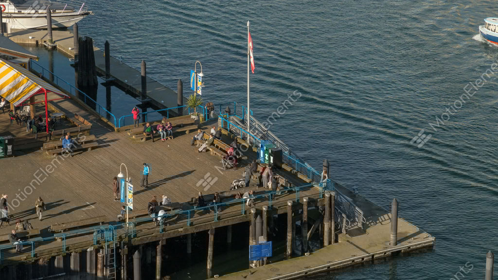 Vancouver Hyperlapse Granville Island Stock Vancouver Hyperlapse Granville Island Stock