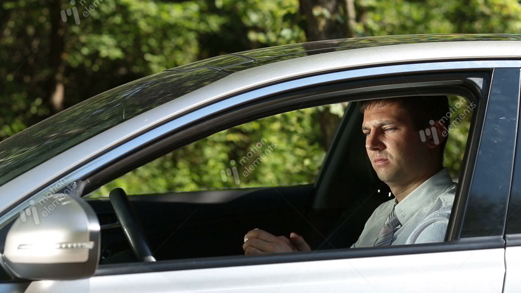 Irresponsible Man Throwing Trash Out Of Car Window Stock video footage