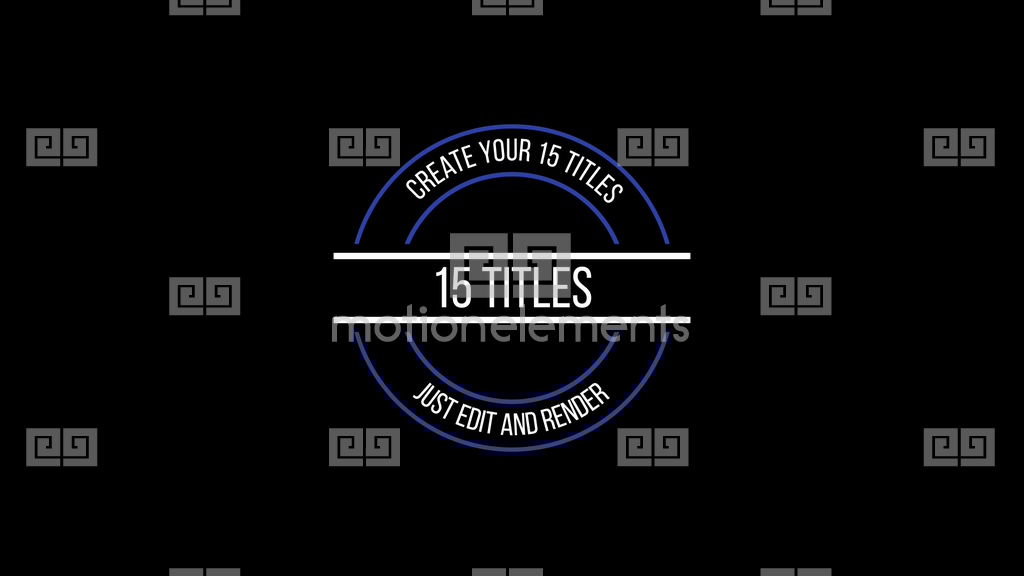 Free Motion 5 Title Templates 5 motion titles motion graphics template 10788517