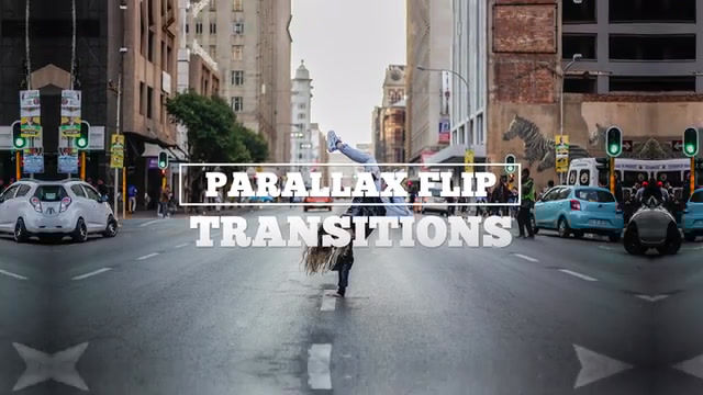 Parallax Flip Transitions After Effects templates | 14188063