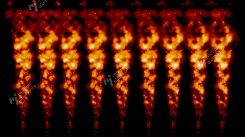 Flame Fire Stage Effects_9 Pillar Of Fire_alpha Stock Animation 9439781