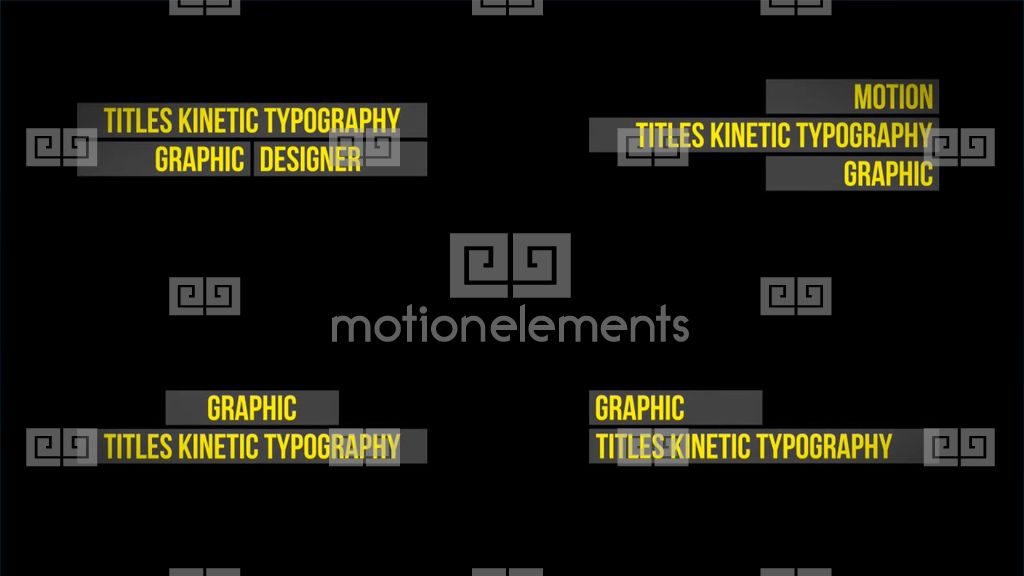 Titles Kinetic Typography After Effects Templates 9532028 Kinetic Typography Adobe Premiere Template
