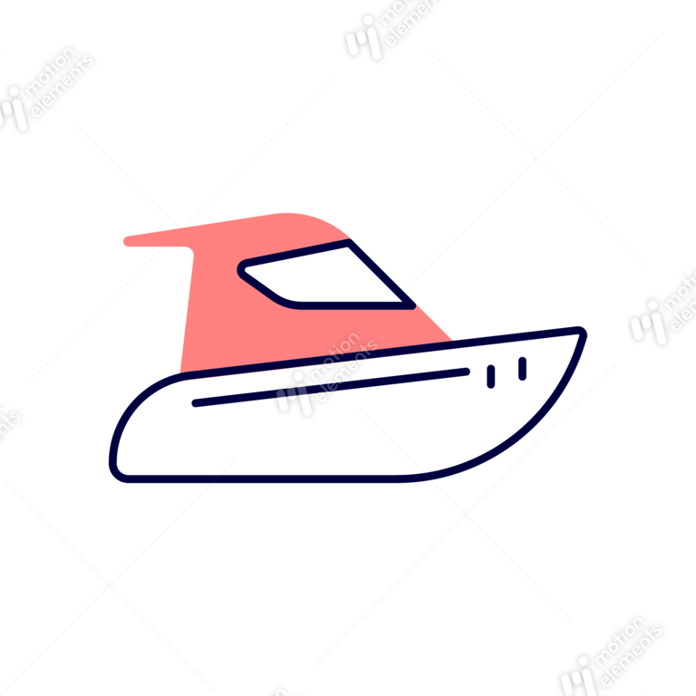 Electrified Ship Icon MotionElements