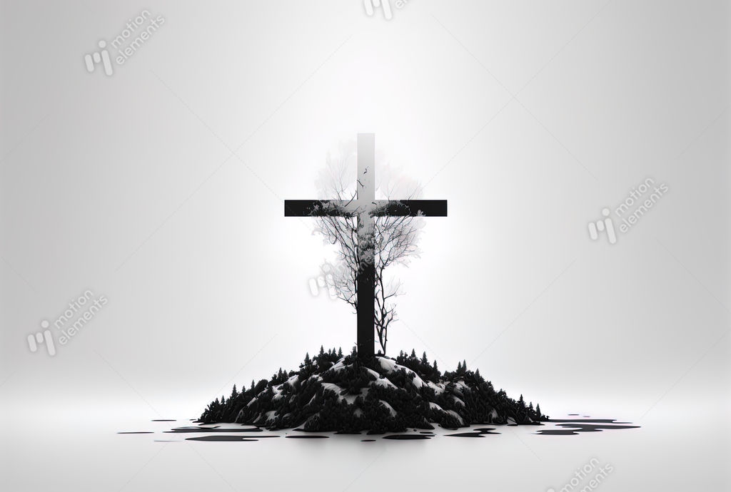 Virtual Background Simple Cross MotionElements