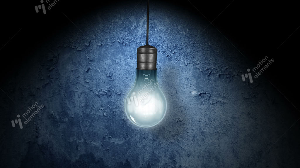 Flickering Light Bulb Stock Animation 2336117