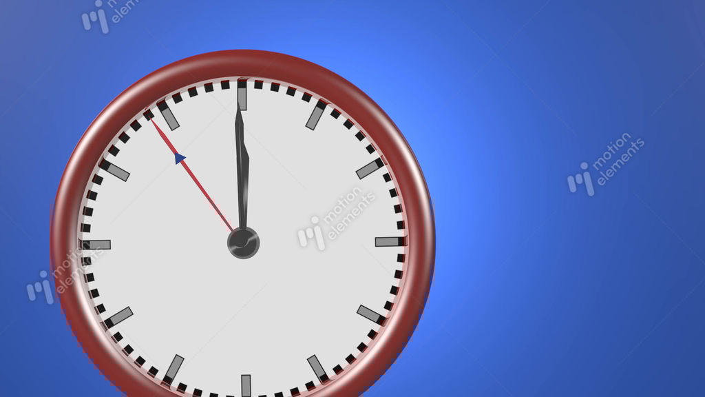 Clock Ticking Stock Animation 4073497