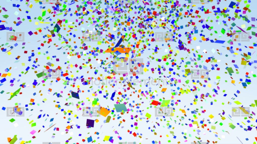 Color Paper Confetti Falling Loop Stock Animation 543128