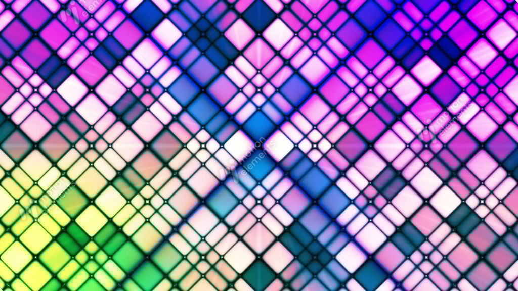 broadcast twinkling cubic diamonds 05 动画素材